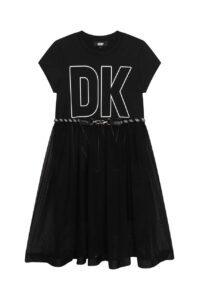 Dívčí šaty Dkny černá