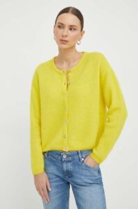 Vlněný svetr American Vintage žlutá