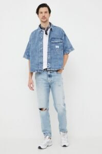Džínová košile Calvin Klein Jeans pánská