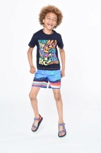 Dětské bavlněné tričko Marc Jacobs tmavomodrá