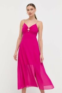 Šaty Morgan růžová barva