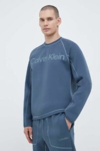 Tréninková mikina Calvin Klein Performance šedá