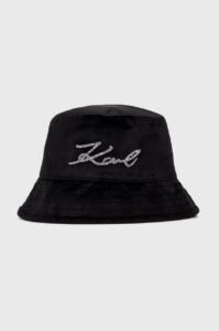 Velurový klobouk Karl Lagerfeld