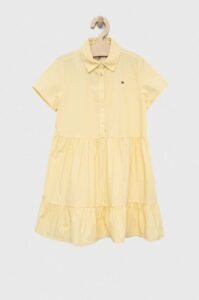 Dětské bavlněné šaty Tommy Hilfiger