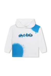 Dětská mikina Marc Jacobs bílá barva