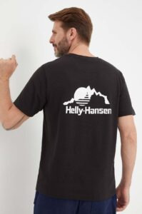 Bavlněné tričko Helly Hansen YU PATCH T-SHIRT