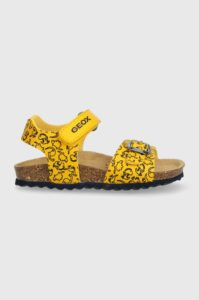 Dětské sandály Geox žlutá