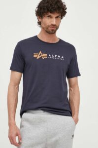 Bavlněné tričko Alpha Industries Alpha Label T 118502