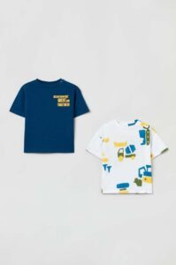 Bavlněné dětské tričko OVS 2-pack