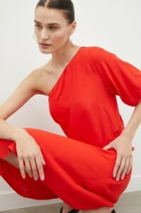 Šaty Bruuns Bazaar červená