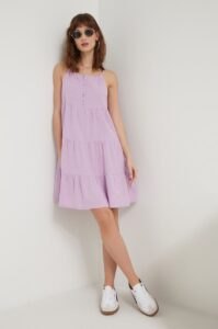 Šaty Roxy fialová barva