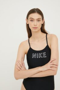 Jednodílné plavky Nike Cutout černá