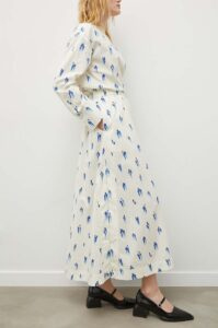 Bavlněná sukně Lovechild béžová barva