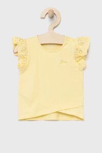 Dětské tričko Guess žlutá