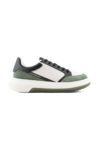 Sneakers boty Emporio Armani zelená barva