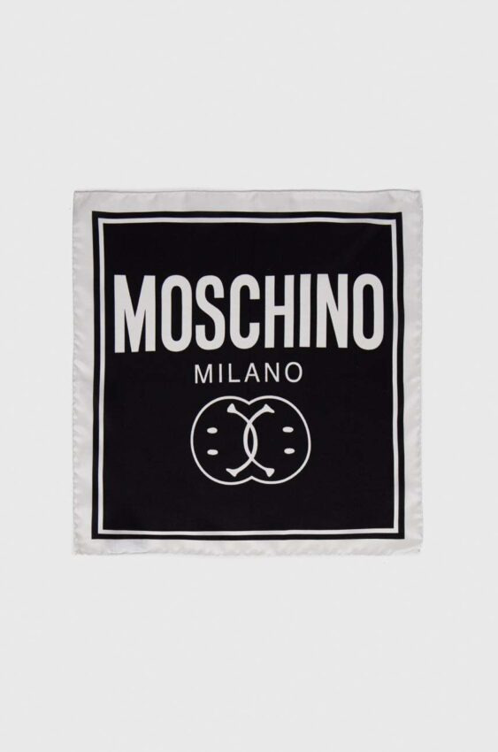 Hedvábný kapesníček Moschino x Smiley