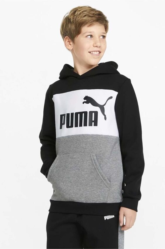 Dětská mikina Puma černá barva