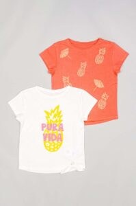 Dětské bavlněné tričko zippy 2-pack