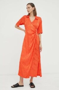 Šaty 2NDDAY oranžová barva