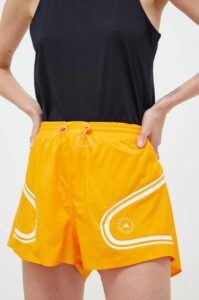 Běžecké šortky adidas by Stella McCartney TruePace oranžová