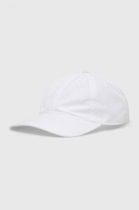 Čepice Lacoste bílá barva