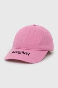Bavlněná baseballová čepice Lovechild růžová