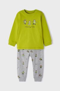 Dětské pyžamo Mayoral zelená barva