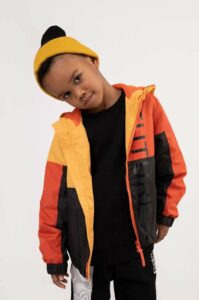 Dětská bunda Coccodrillo oranžová