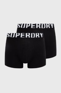 Boxerky Superdry (2-pack) černá