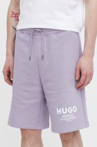 Bavlněné šortky Hugo Blue