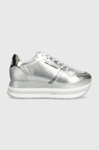 Kožené sneakers boty Karl Lagerfeld VELOCITA