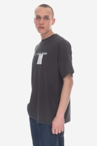 Bavlněné tričko Wood Wood Haider Texture T-shirt 12245706-2106