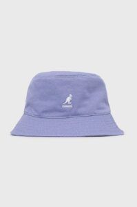 Bavlněný klobouk Kangol fialová barva