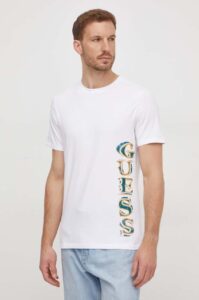 Tričko Guess bílá barva