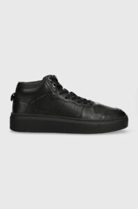 Kožené sneakers boty Wojas černá