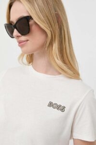 Bavlněné tričko BOSS x Alica