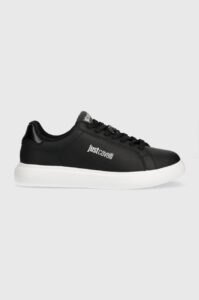 Sneakers boty Just Cavalli černá barva