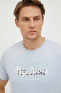 Bavlněné tričko Pepe Jeans Keegan