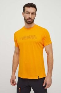 Tričko LA Sportiva Outline oranžová barva