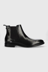 Kožené kotníkové boty Karl Lagerfeld Urano