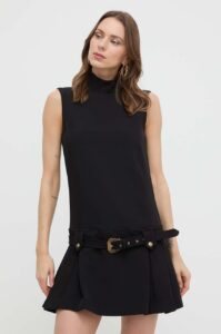 Šaty Versace Jeans Couture černá barva