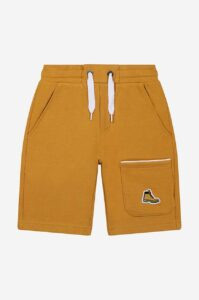 Dětské kraťasy Timberland Bermuda Shorts žlutá