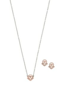 Náušnice a náhrdelník Emporio Armani