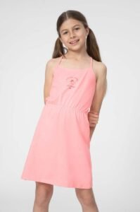 Dívčí šaty 4F F026 růžová