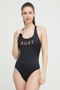 Jednodílné plavky Roxy Active černá barva