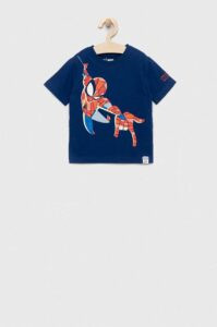 Dětské bavlněné tričko GAP x Marvel