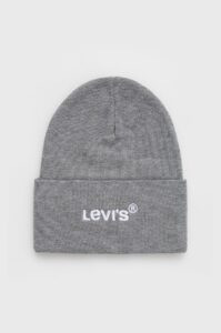 Čepice Levi's šedá barva