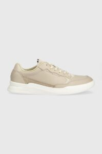 Kožené sneakers boty Tommy Hilfiger ELEVATED CUPSOLE