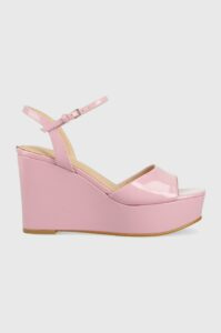 Sandály Guess ZIONE růžová barva