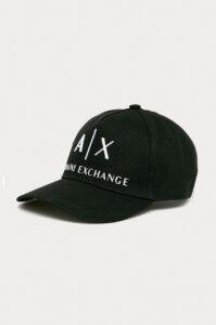 Čepice Armani Exchange černá barva